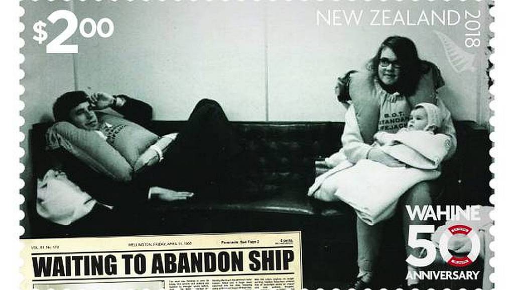 Wahine NZ Inter Island Ferry Sinking 50th Anniversary Stamp